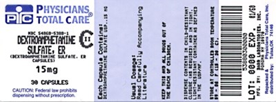 Image Of 15 mg Package Label (5388)