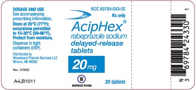 aciphex-06.jpg PRINCIPAL DISPLAY PANEL - 30 Tablet Bottle Label - aciphex 06