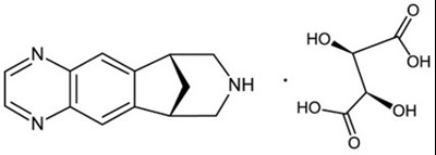 Varenicline Tartrate Structural Formula (Image 03)
