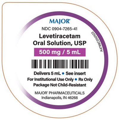 levetiracetam-08.jpg PRINCIPAL DISPLAY PANEL - 5 mL Cup Label - levetiracetam 08