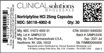 nortriptyline-03.jpg Nortriptyline HCl 25mg capsule 30 count blister card - nortriptyline 03