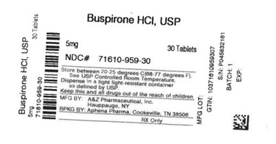 Label (71610 0959 30)