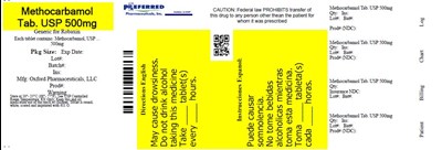 Methocarbamol Tab Usp 500mg (500mg)