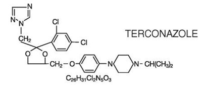 Chemical Structure For Terconazole (Terconazole 01)