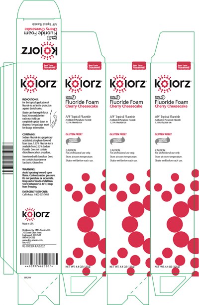 kolorz-06.jpg PRINCIPAL DISPLAY PANEL - 125 g Can Carton - Cherry Cheesecake - kolorz 06