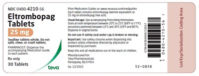 Label, 25 mg, 30s (Image 3)