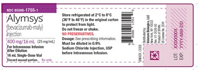 Valorum-400mg Label (Alymsys Bevacizumab Maly Injection 9)