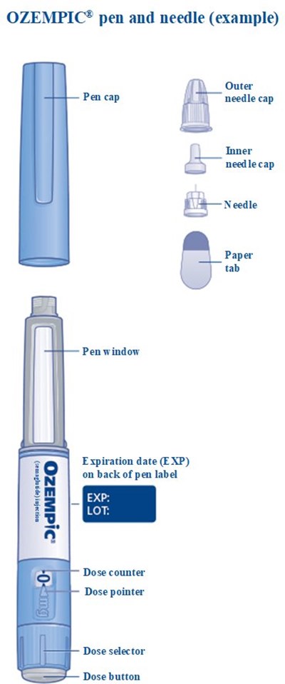 Ozempic Pen And Parts (Image 08)