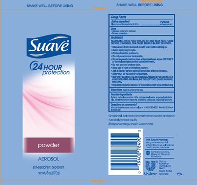 SuavePowderAerosolAPDeo6ozcan.jpg Suave Powder Aerosol 6 oz PDP - SuavePowderAerosolAPDeo6ozcan