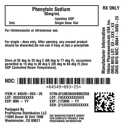 Label (84549 093 25)