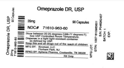 label - 71610 0963 60