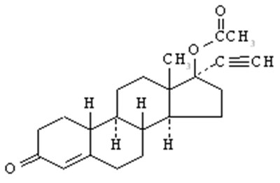 Structural Formula Of Norethindrone Acetate (2436701d 972d 46fc 8c20 496fde55bd98 02)