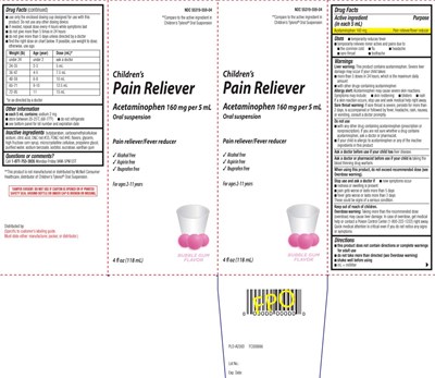 Acetaminophen 160 mg - childrens acetaminophen bubble gum liquid 1