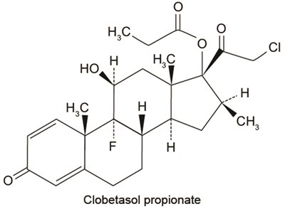 Structrual Formula (Clobetasol Propionate Shampoo 0 05 Percent 1)