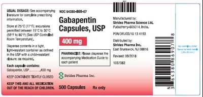 f0697d39-1473-4df8-b955-8ad587c02c5f-09.jpg Gabapentin Capsules 400mg - 100S - HDPE Bottle Label - f0697d39 1473 4df8 b955 8ad587c02c5f 09