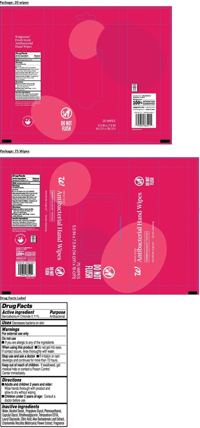Wfreshscentantibacterialhandwipes (03635197 6)