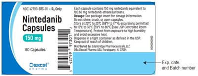 1 (150mg Bottle Label)