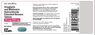50 mg/ 500 mg Label (Sitagliptin And Metformin 5)