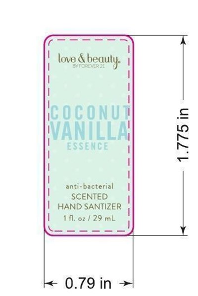 Principal Display Panel - 4442 CoconutVanillaEssence