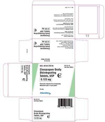 60's carton - clonazepam 0125mg