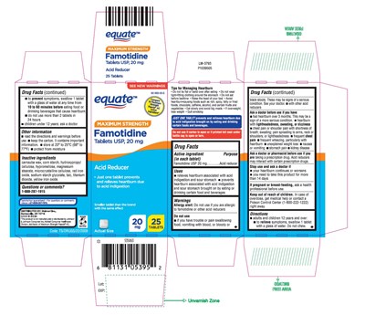 Package Label-principal Display Panel -20 mg (25 Tablets, Container Carton Label) (Famotidine 20mg Fig2)