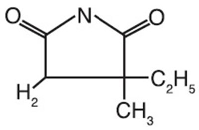 ethosuximide-structure.jpg image description - ethosuximide structure