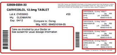 Carvedilollabel (Carvedilollabel)