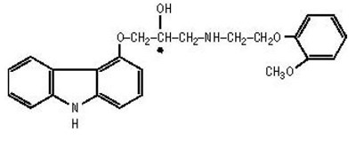 Carvedilol Structure Formula (Carvedilolstructureformula)