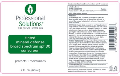 tinted-01.jpg PRINCIPAL DISPLAY PANEL - 60 mL Bottle Label - tinted 01
