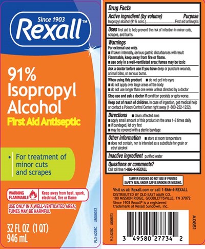 Isopropyl Alcohol (91% Conc.) (Isopropyl Alcohol 91 Percent 1)