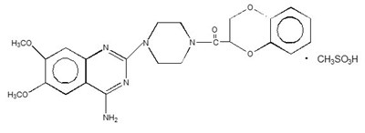 Doxazosin Structural Formula (Image 01)