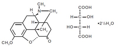 Chemical Structure - hydrocodone 01