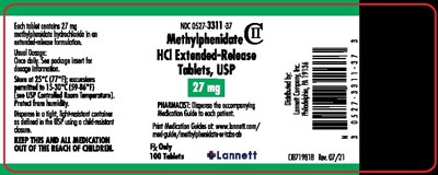 27 mg 100 Count (Methylphenidate Hydrochloride 6)