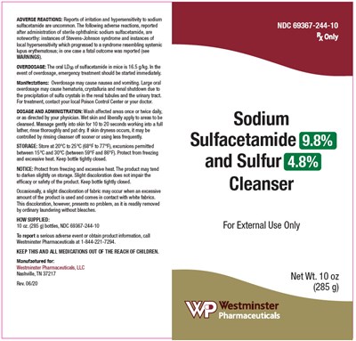 sodiumsulf-02.jpg PRINCIPAL DISPLAY PANEL - 285 g Bottle Label - sodiumsulf 02