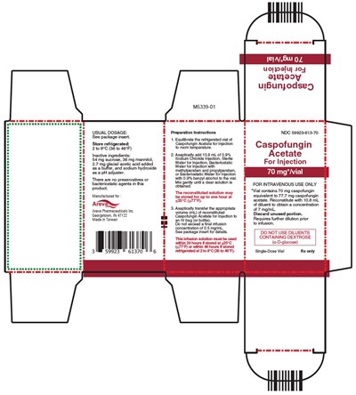 caspofungin-acetate-inj-70mg-carton.jpg Caspofungin acetate for injection 70 mg NDC 59923-613-70 Carton - caspofungin acetate inj 70mg carton