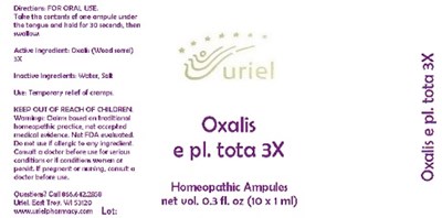 Oxalisepltota3ampules