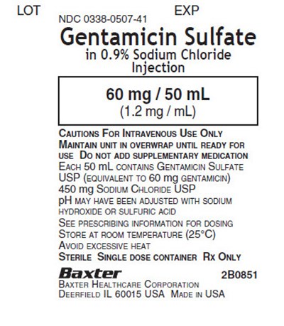 image-02.jpg Gentamicin Representative Container Label NDC 0338-0507-41 - image 02