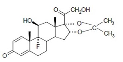 Triamcinolone-structure (Triamcinolone Structure)