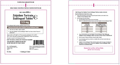 zolpidem - zolpidem tartrate sublingual tablets 12