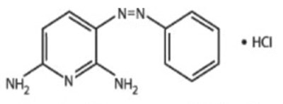Chemical Structure - phenazopyridine 01