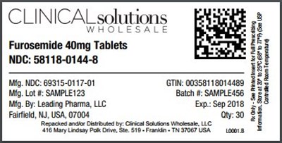 Furosemide 40mg tablet 30 count blister card - image 02