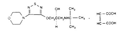 Chemical Structure For Timolol Maleate (B444cbe6 5dad 402c 9ede 4be1b2ebcefa 02)