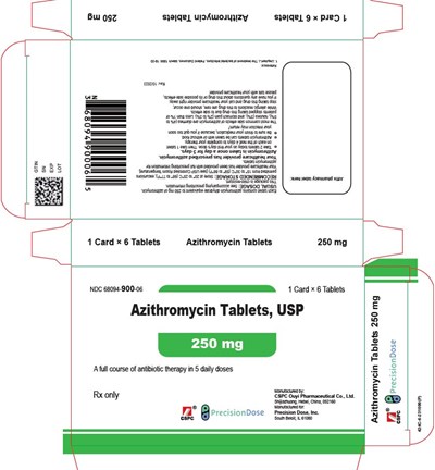 Principal Display Panel (250 mg Tablet Blister Pack Carton)