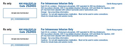 image-05.jpg Clindamycin in Sodium Chloride Representative Carton Label NDC 0338-9545-24 3 of 3 - image 05
