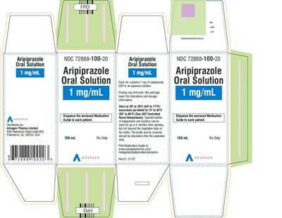 Aripiprazole Oral Solution (1 mg/ml) (NDC 72888-100-20)