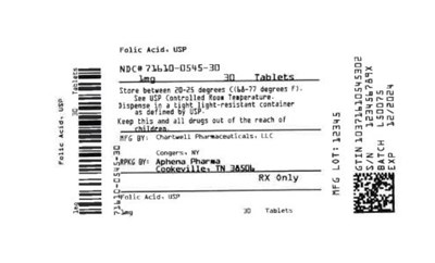 71610-0545-30.jpg Bottle Label 1 mg - 71610 0545 30