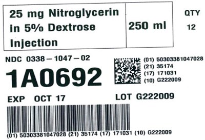 Representative Nitroglycerin in Dextrose Serialization Label 0338-1047-02 - image 05