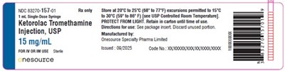 Blister-label (Blister Label 15mg)