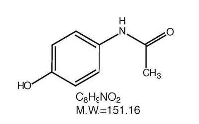 Acetaminophen (Chemical Structure)