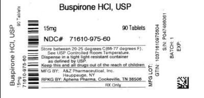 Label (71610 0975 60)